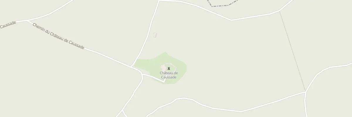 Plan du 12 Che du Château de Caussade à Trélissac