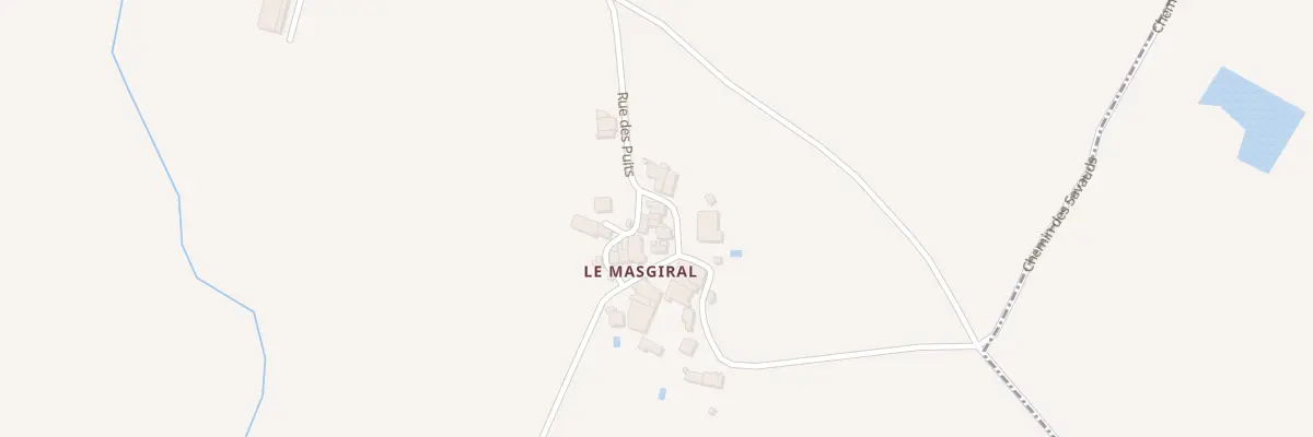 Plan du 6 Rue des Puits à Saulgond