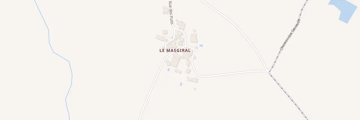 Plan du 5037 Le Masgiral à Saulgond