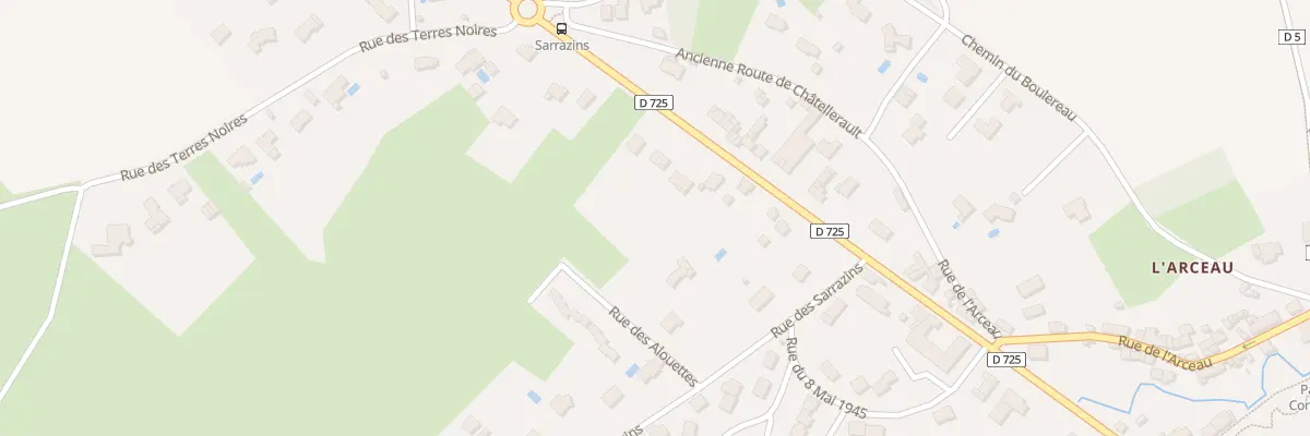 Plan du 43 Av Mal de Lattre de Tassigny à La Roche-Posay
