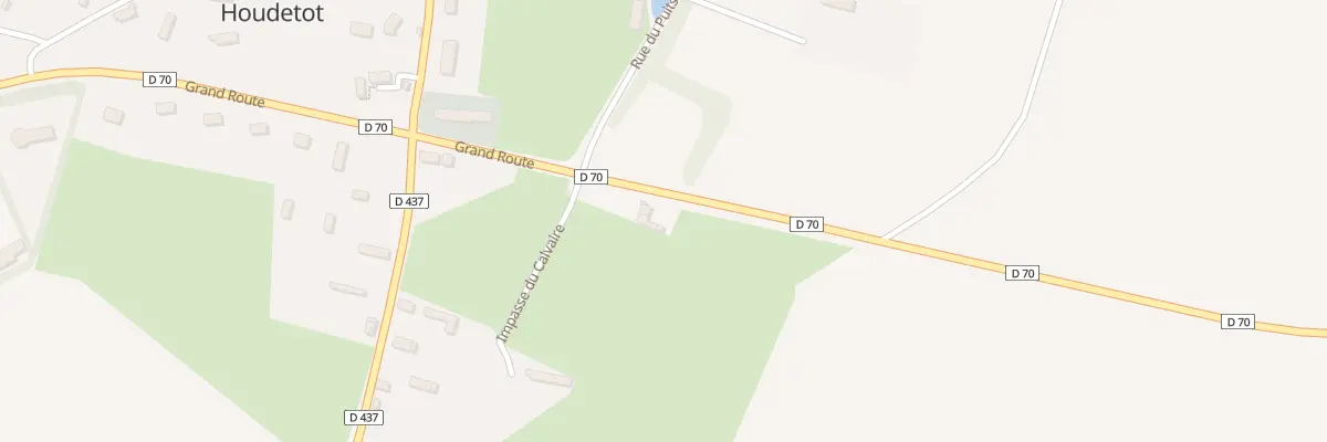Plan du 1 Grand Route à Houdetot