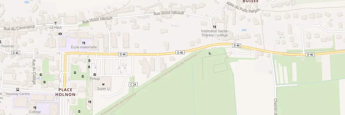 Plan du 41 Rue des Ecoles à Vouvray
