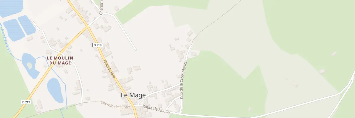 Plan du 1 Rue de la Croix Marion au Mage