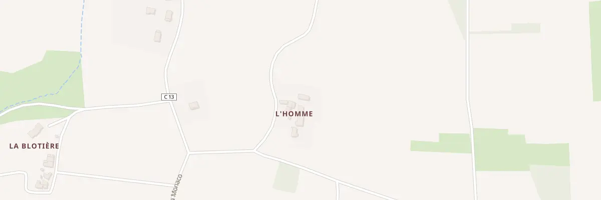 Plan du 75 L’Homme à Vouvray