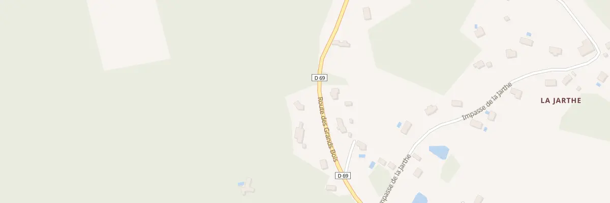 Plan du 585 Rte des Grands Bois à Cornille