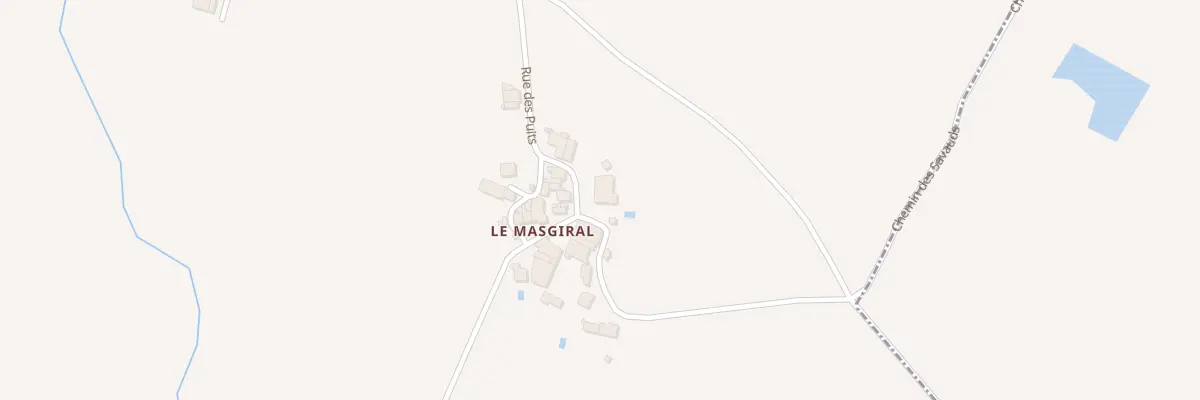 Plan du 7 Rue des Puits à Saulgond