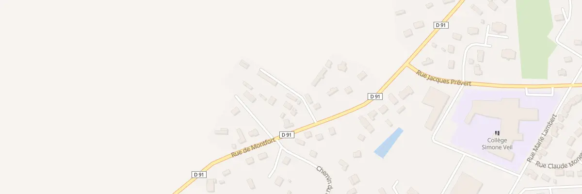 Plan du 654 Rue de Montfort à Bourg-Achard