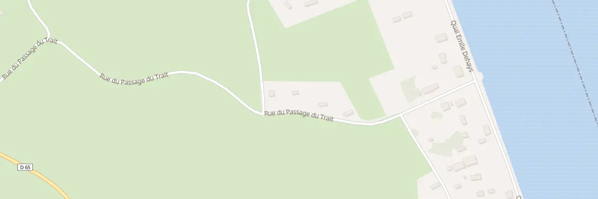 Plan du 5005 Rue du Passage du Trait à Heurteauville