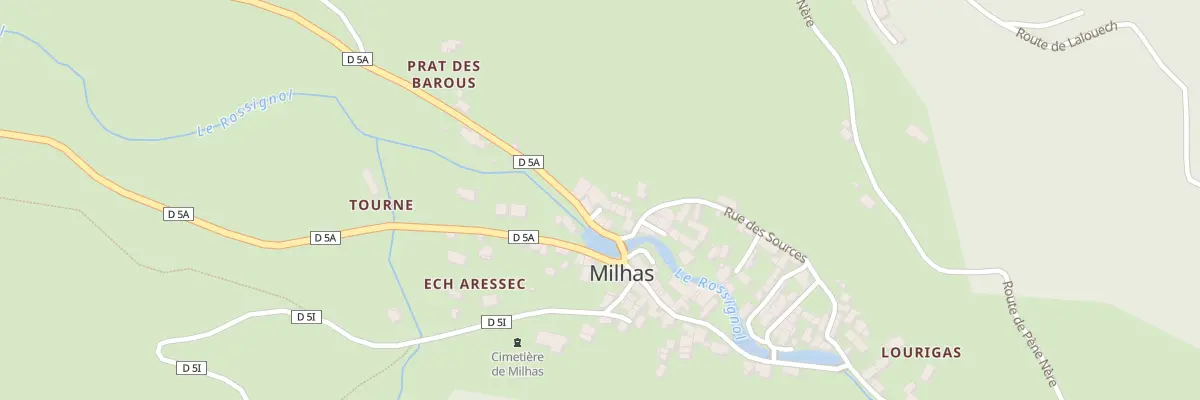 Plan du 31 Village à Milhas