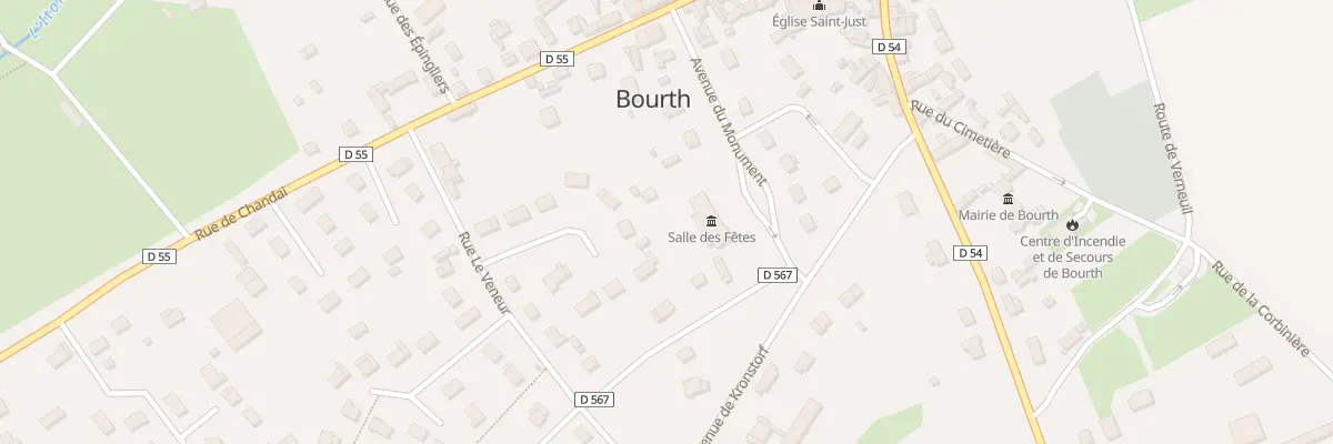 Plan du 10 Av du Monument à Bourth