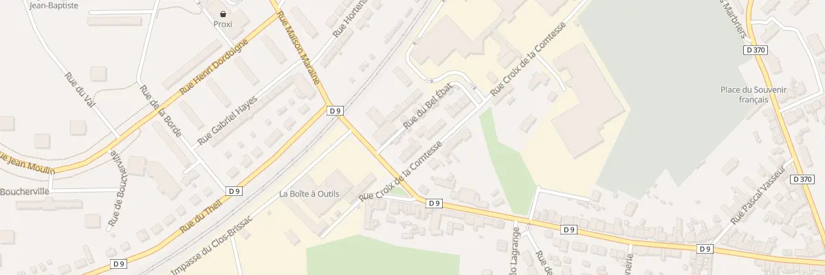 Plan du 43 Rue Croix La Comtesse à Nogent-le-Rotrou
