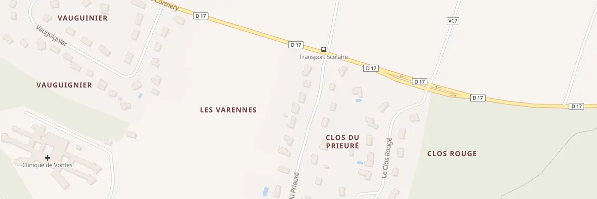 Plan du 5 Rue du Prieure à Esvres