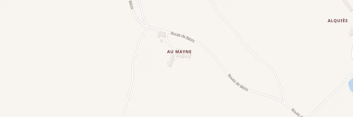 Plan du 1581 Rte de Bézis à Paulhiac