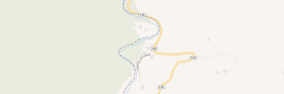 Plan du 5 Lacus à Boutx