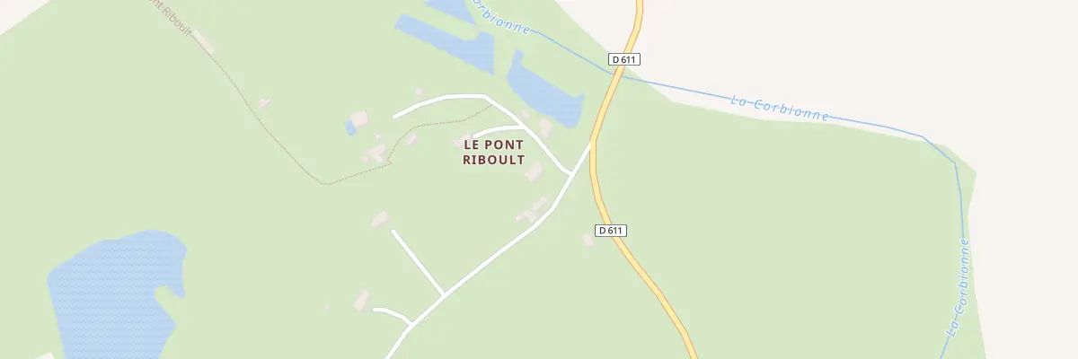 Plan du 2 Le Pont Riboult au Mage