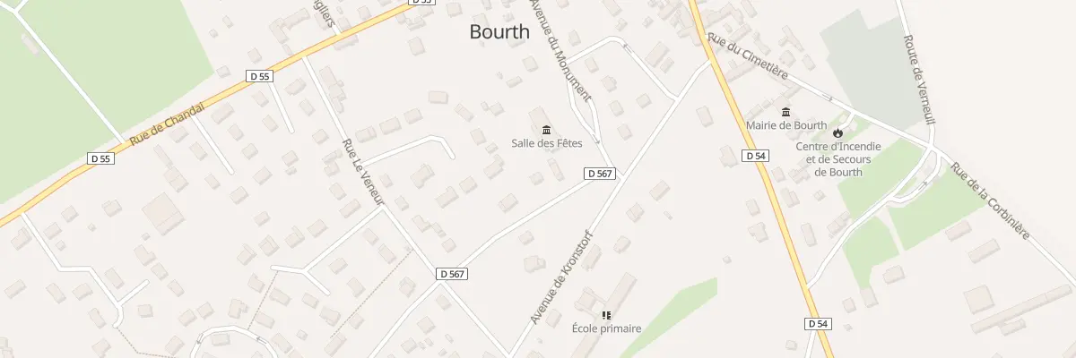 Plan du 2 Rue du Mineray à Bourth