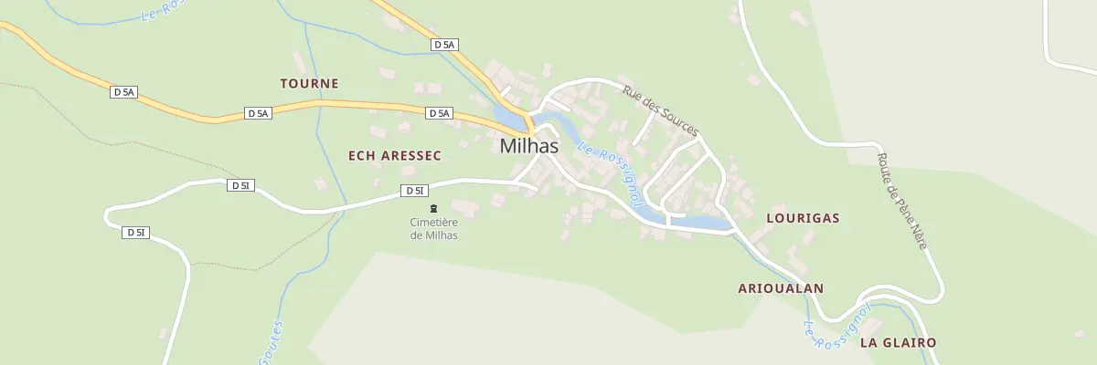 Plan du 11 Village à Milhas