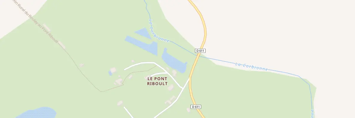 Plan du 3 Le Pont Riboult au Mage