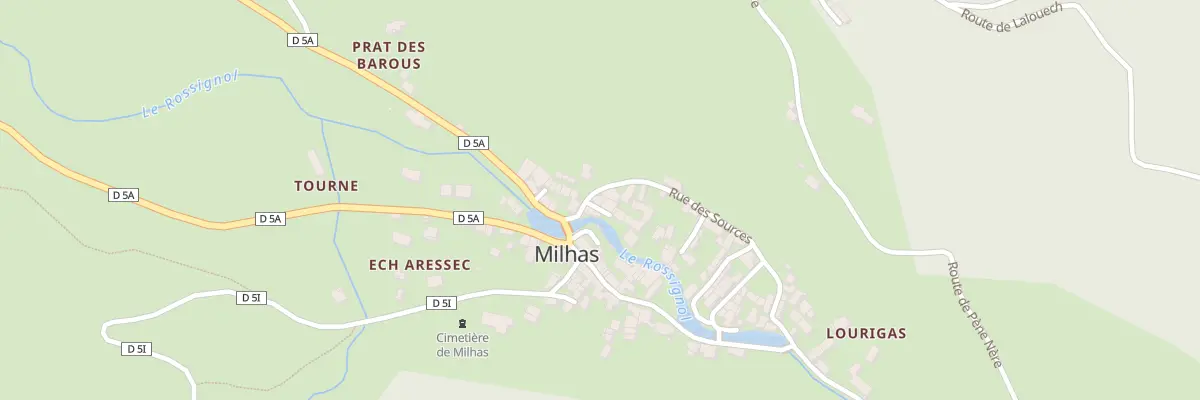 Plan du 37 Village à Milhas