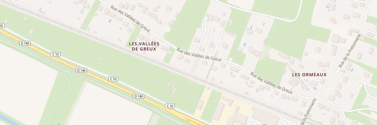 Plan du 25 Rue des Vallées de Greux à Montlouis-sur-Loire