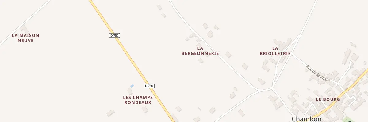 Plan du 9 Che de la Bergeonnerie à Chambon