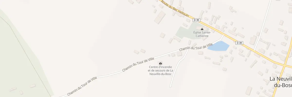 Plan du 9002 Che du Tour de Ville à La Neuville-du-Bosc