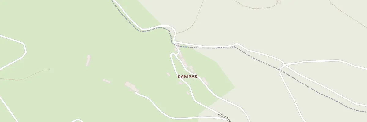 Plan du 74 Campas à Milhas