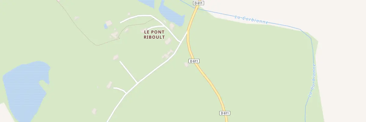 Plan du 1 Le Pont Riboult au Mage