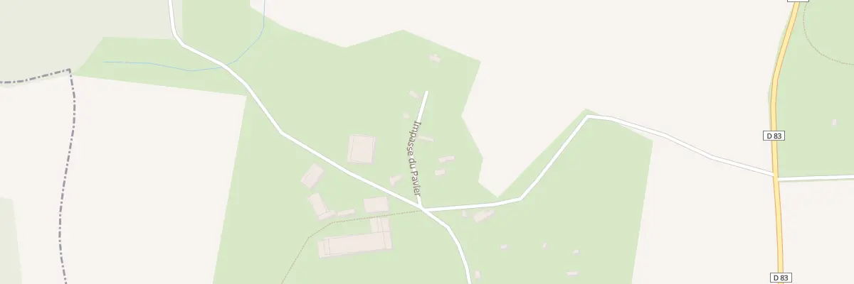 Plan du 496 Rte du Pavier à Thénouville