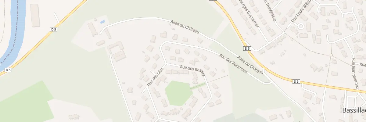 Plan du 4 Rue des Rosiers à Bassillac et Auberoche