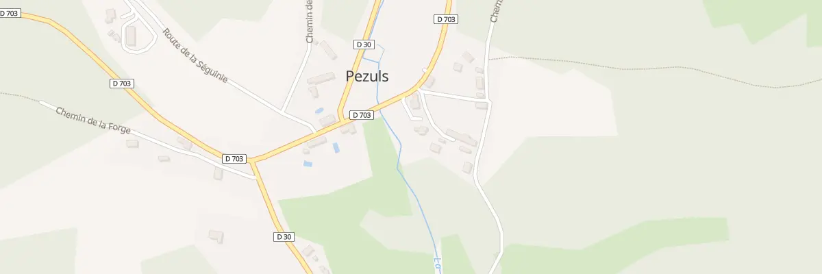 Plan du 39 Le Bourg Ouest à Pezuls
