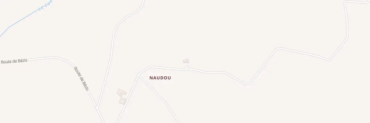 Plan du 223 Naudou à Paulhiac