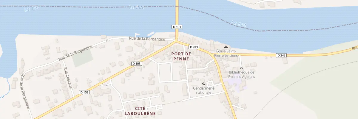 Plan du 4 Rue Pied de Loup à Penne-d’Agenais