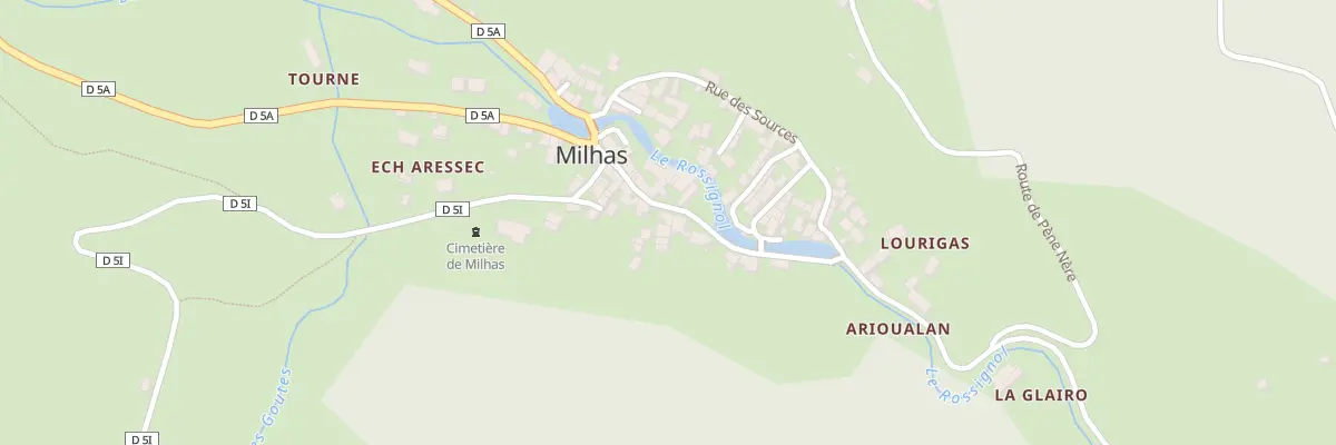 Plan du 22 Village à Milhas