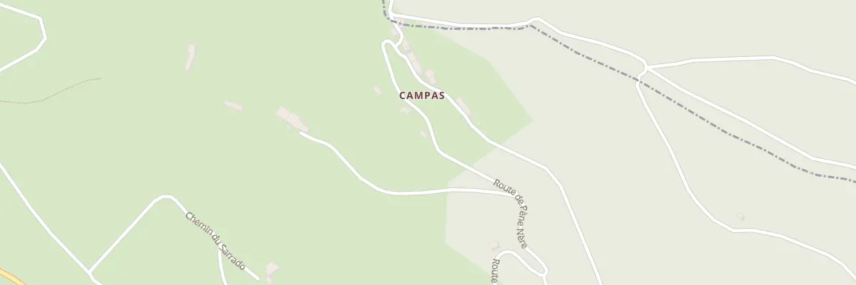 Plan du 71 Campas à Milhas