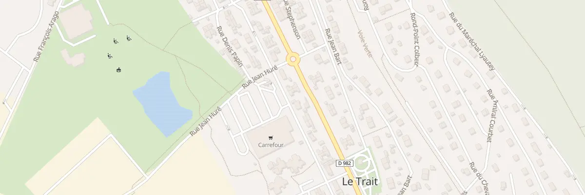 Plan du 416 Rue Denis Papin au Trait
