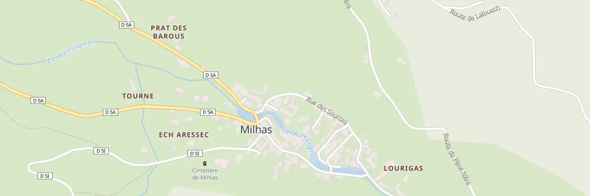 Plan du 1 Rue Shipalh à Milhas