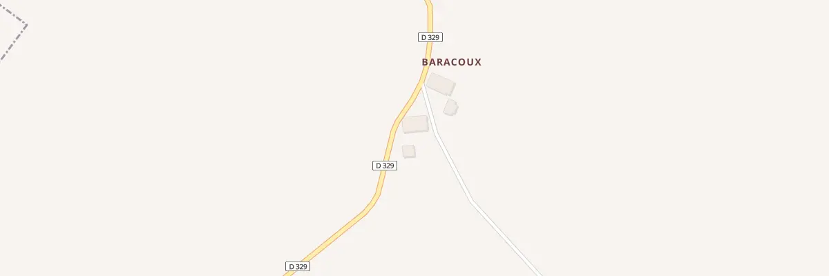 Plan du 5129 Baracoux à Lesterps