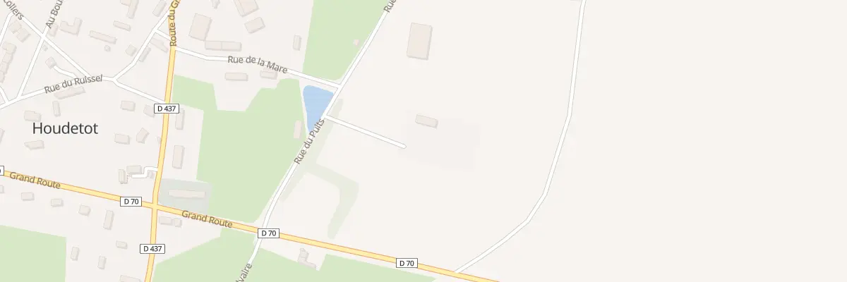 Plan du 25 Rue du Puits à Houdetot