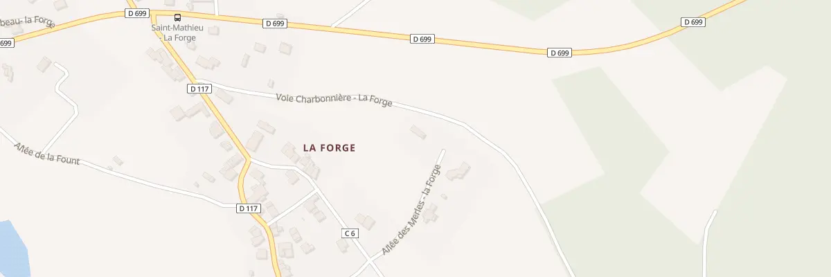 Plan du 6 All des Merles - La Forge à Saint-Mathieu