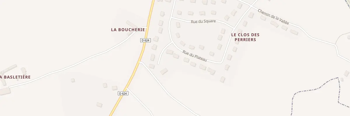 Plan du 3 Rue du Plateau à Saint-Pierre-la-Bruyère