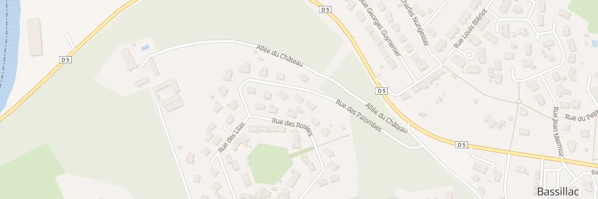 Plan du 4 Rue des Palombes à Bassillac et Auberoche