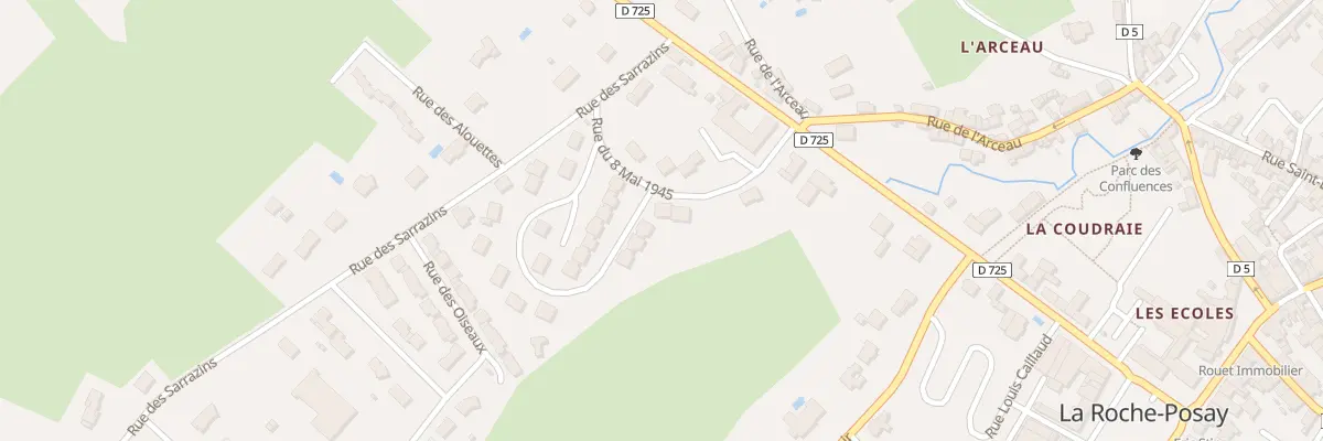 Plan du 7 Rue du Huit Mai 1945 à La Roche-Posay