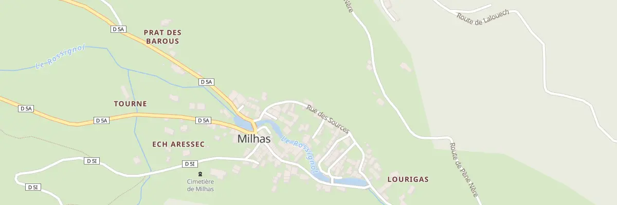 Plan du 44 Village à Milhas