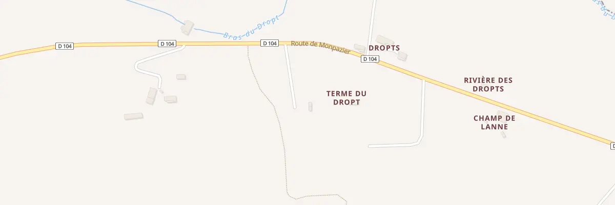 Plan du 1734 Rte de Monpazier à Saint-Martin-de-Villeréal