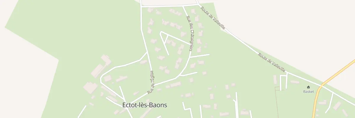 Plan du 23 Rue des Chataigniers à Ectot-lès-Baons