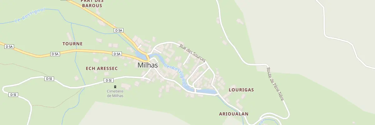 Plan du 48 Village à Milhas