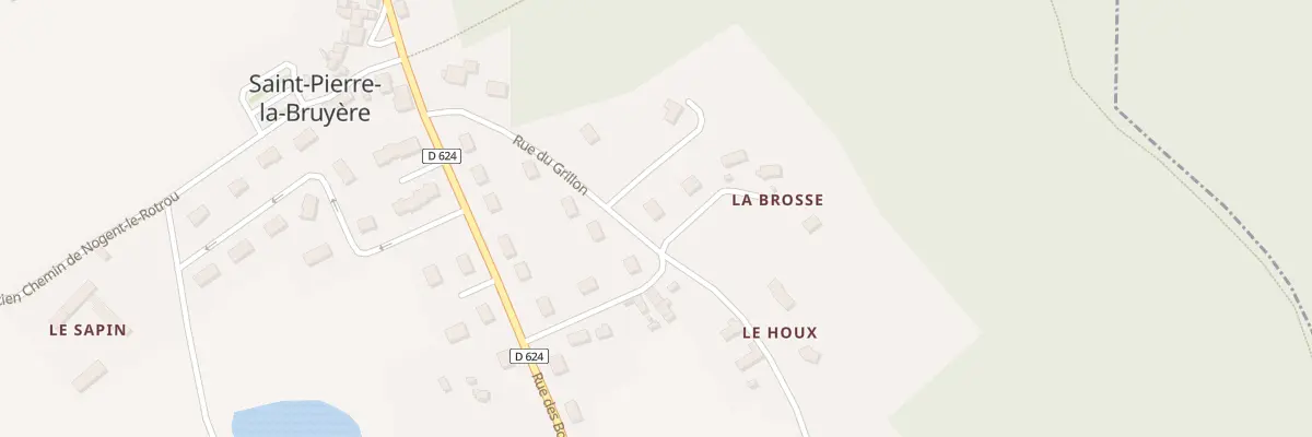 Plan du 10 Rue du Grillon à Saint-Pierre-la-Bruyère