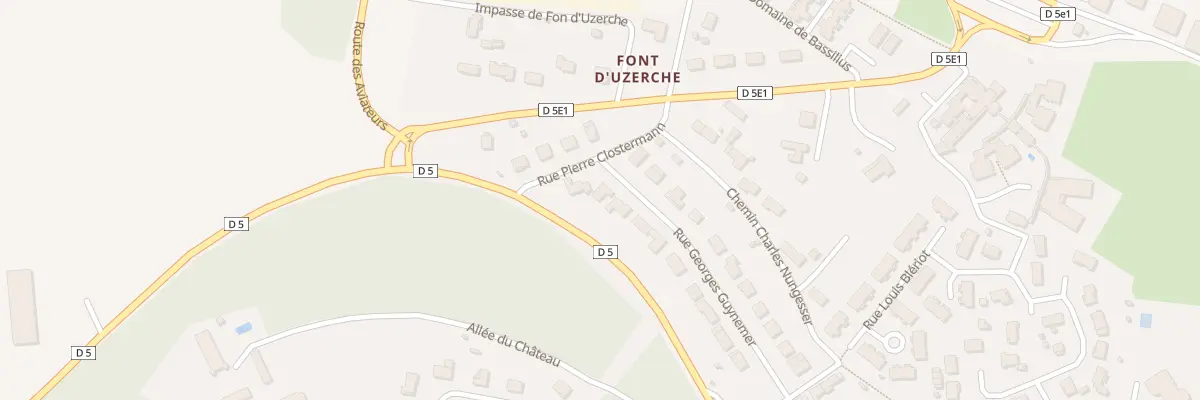 Plan du 23 Rue Georges Guynemer à Bassillac et Auberoche