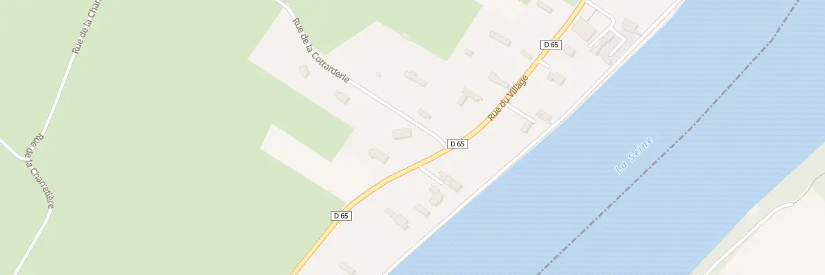 Plan de la Rue de la Cottarderie à Heurteauville